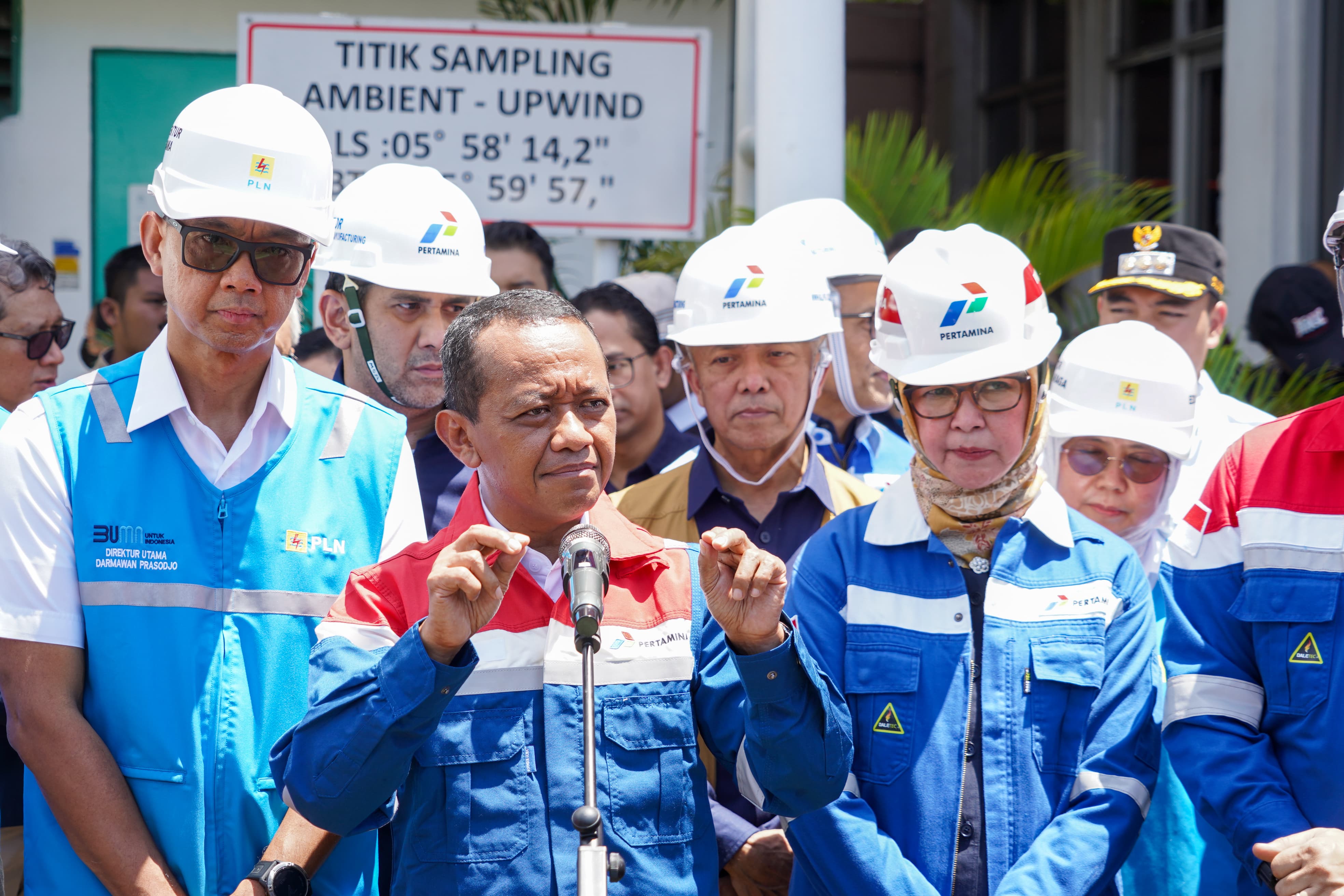 Jelang Mudik Idul Fitri 2025, Menteri ESDM Bahlil Cek Pasokan Listrik dan BBM di Cilegon