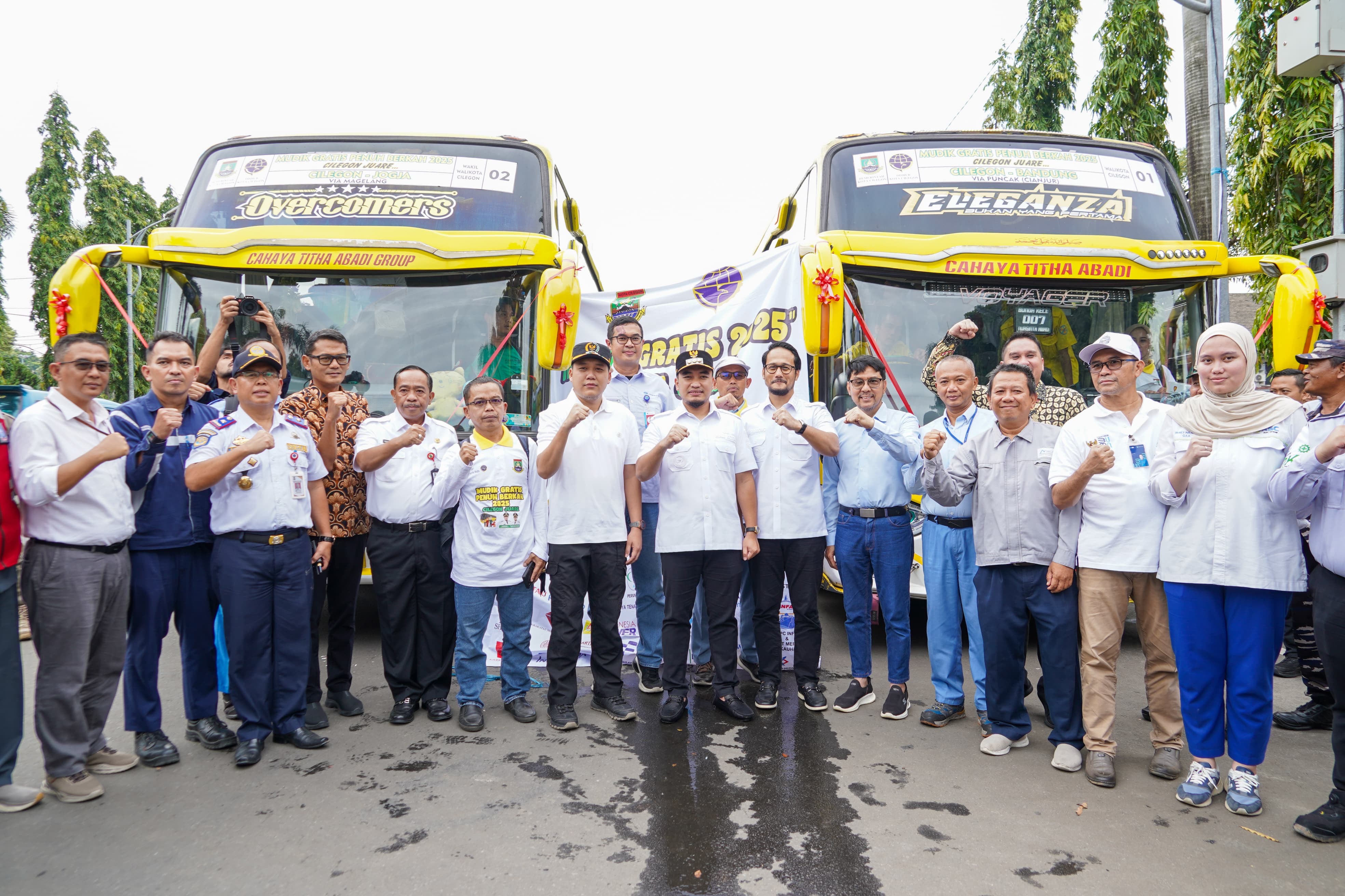 Program Mudik Gratis 2025 Kota Cilegon, Robinsar Lepas 2.200 Pemudik