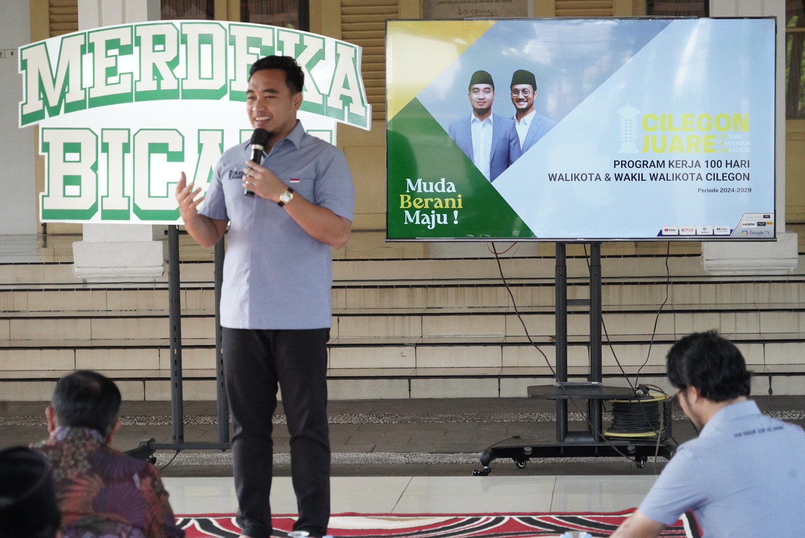 Tampung Aspirasi Mahasiswa di 100 Hari Kerja, Robinsar - Fajar Gelar Acara Merdeka Bicara