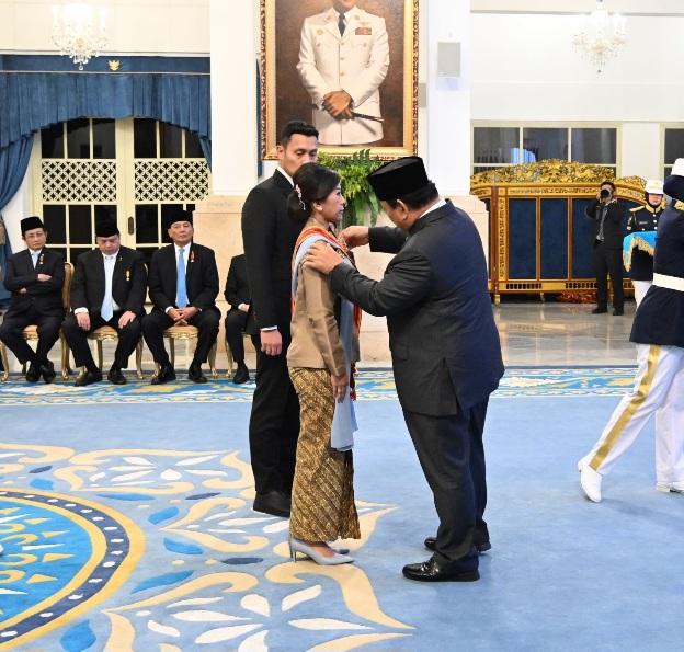 Waketum DPP Partai Golkar Meutya Hafid Dianugerahi Bintang Mahaputera Utama oleh Presiden Prabowo