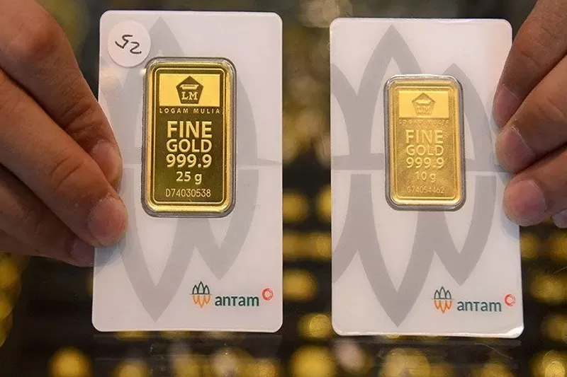 Harga Emas Antam di Pegadaian Tembus Rp2,018 Juta per Gram