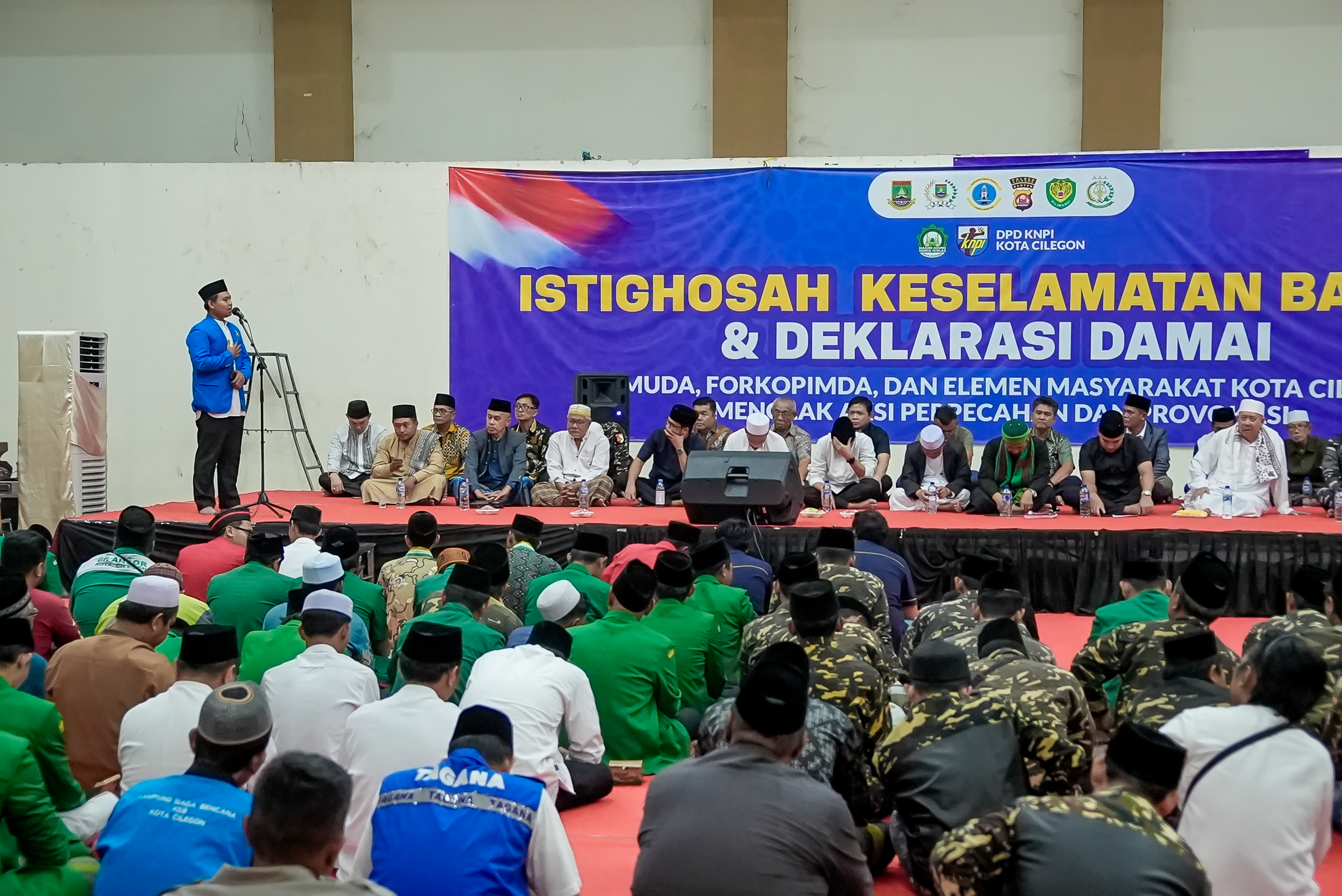 Lewat Istighosah dan Deklarasi Damai, KNPI Dorong Sinergi Pemerintah dan Masyarakat Jaga Cilegon yang Kondusif