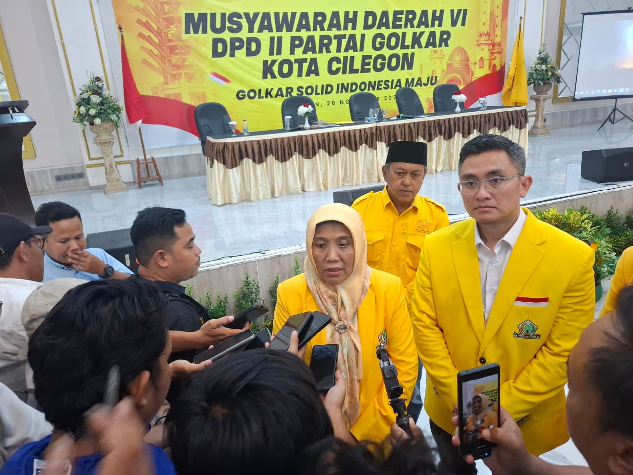 Ratu Ati Marliati Terpilih Kembali Pimpin Golkar Cilegon Periode 2025–2030
