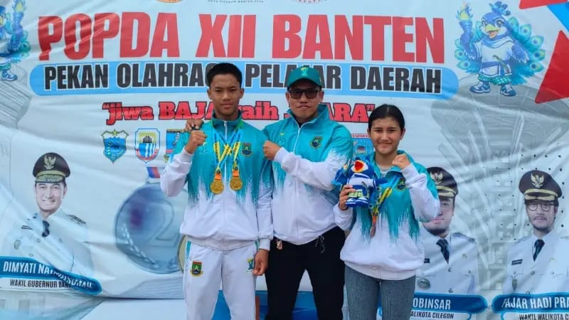 Muhammad Irsyad Syarif Borong Dua Emas untuk Renang Cilegon di POPDA Banten 2026